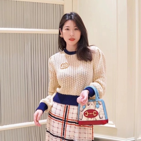 GUCCI 1955蛇皮拼皮貝殼 手提肩背斜背包20*18*7 98新配件塵袋 購證