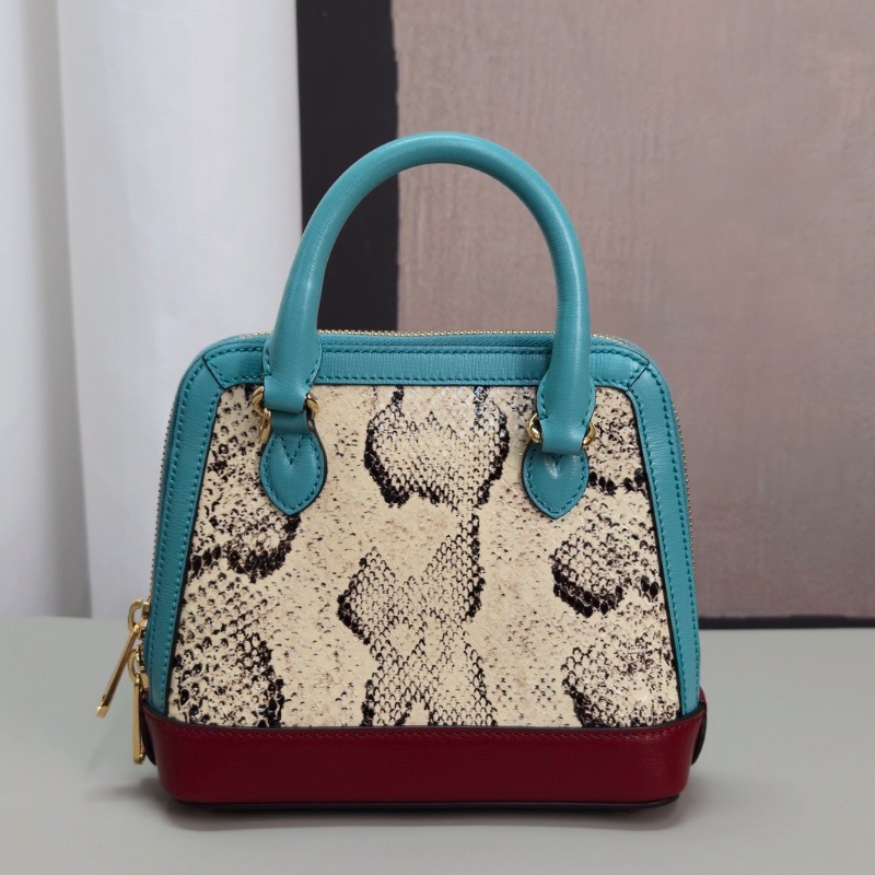 GUCCI 1955蛇皮拼皮貝殼 手提肩背斜背包20*18*7 98新配件塵袋 購證-7