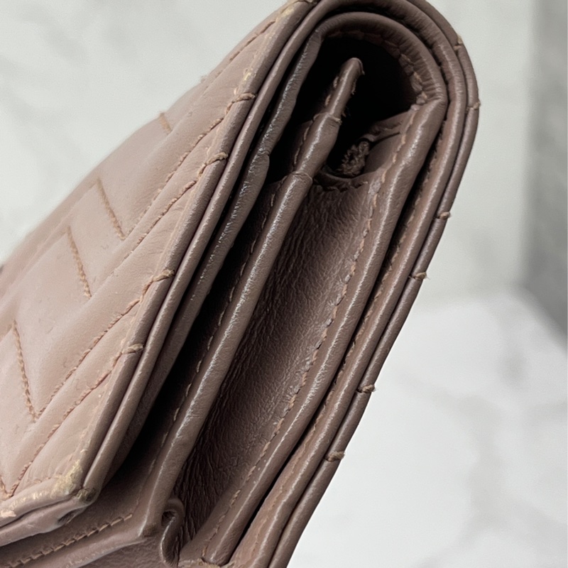 香緹國際精品 850 Gucci 馬蒙短夾#藕粉色-2