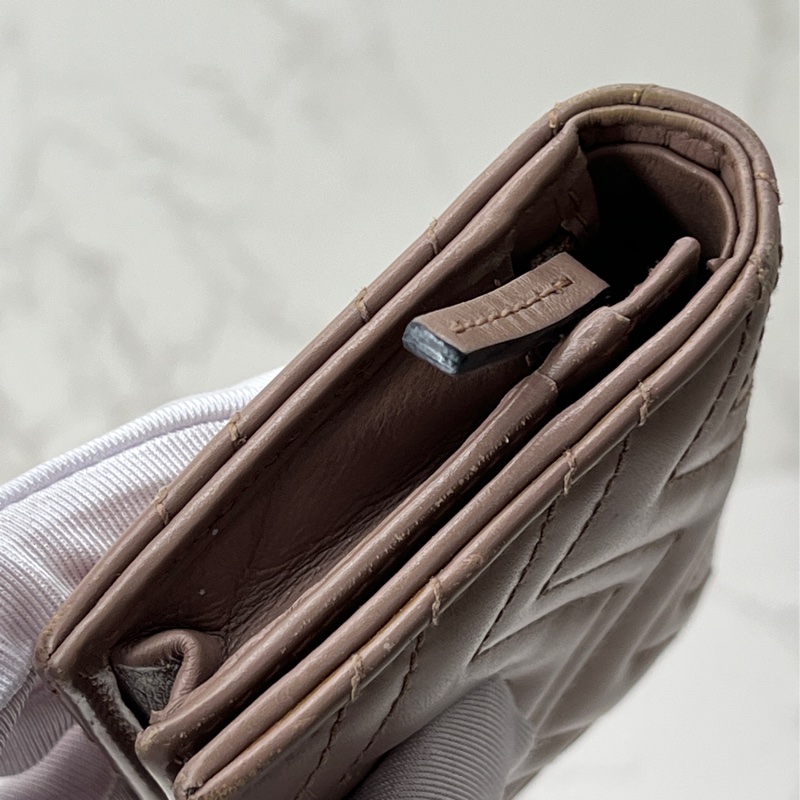 香緹國際精品 850 Gucci 馬蒙短夾#藕粉色-3