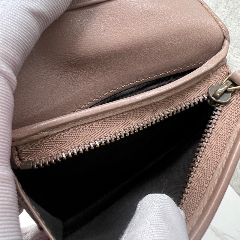 香緹國際精品 850 Gucci 馬蒙短夾#藕粉色-6