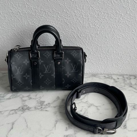 LV MM45947黑花紋keepall xs 絕版買不到了🥹