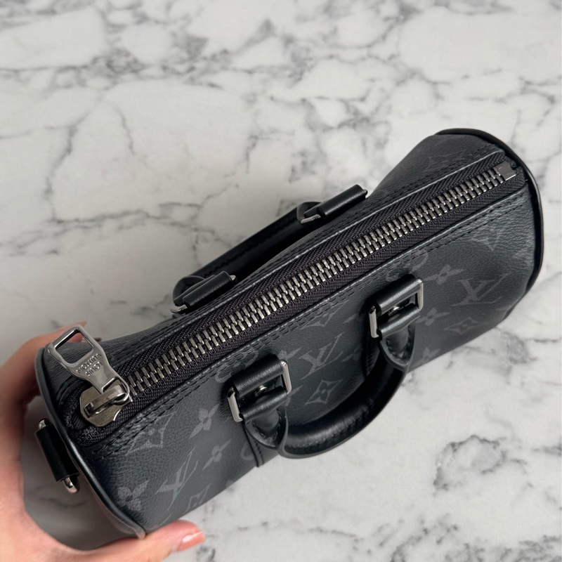 LV MM45947黑花紋keepall xs 絕版買不到了🥹-15