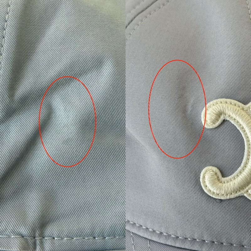 CELINE 賽琳 灰藍色TRIOMPHE LOGO棒球帽-6