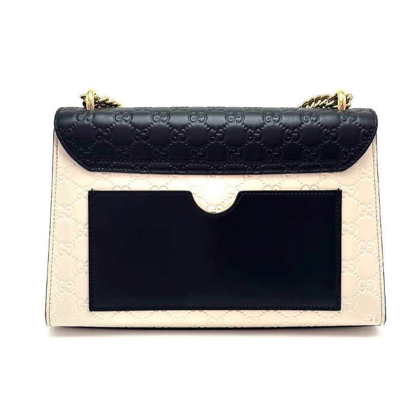 GUCCI 黑白熊貓padlock 大號月光寶盒肩背斜背包30*19.5*10 98新配件塵袋-6