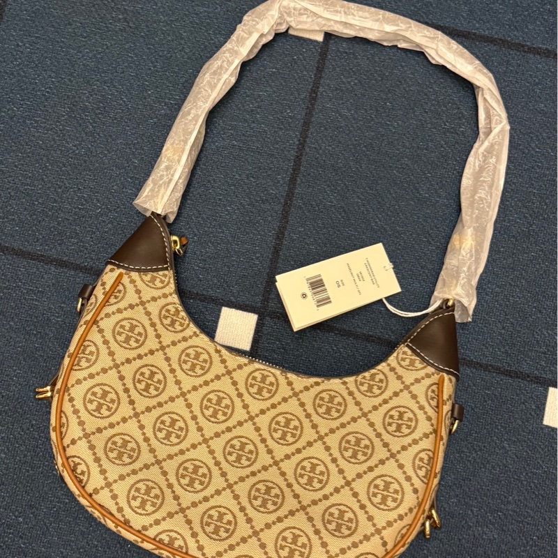 全新 Tory Burch 包包 專櫃正品 未使用 經典老花腋下側背兩用包-6