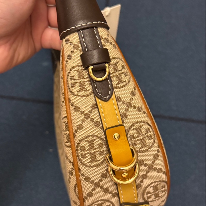 全新 Tory Burch 包包 專櫃正品 未使用 經典老花腋下側背兩用包-7