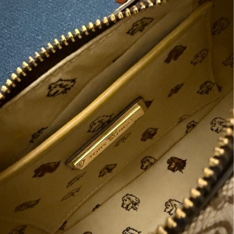 全新 Tory Burch 包包 專櫃正品 未使用 經典老花腋下側背兩用包-8