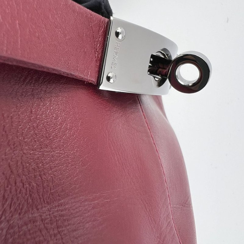 Hermès 酒紅色中跟短靴-5