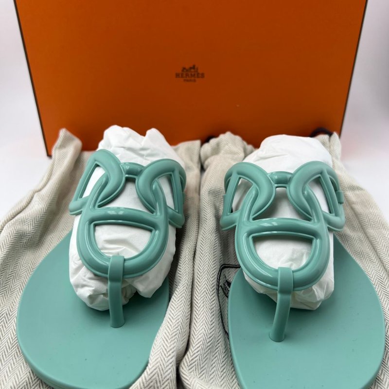 Hermès Egerie 豬鼻子夾腳拖鞋-0