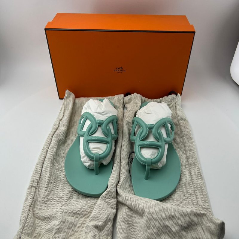 Hermès Egerie 豬鼻子夾腳拖鞋-3