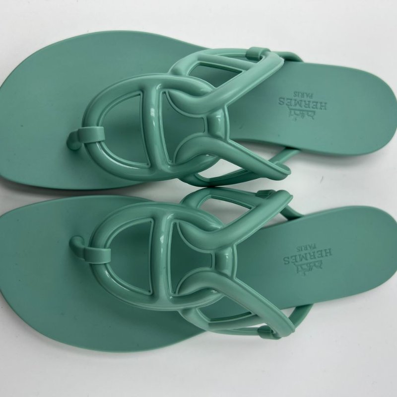 Hermès Egerie 豬鼻子夾腳拖鞋-6