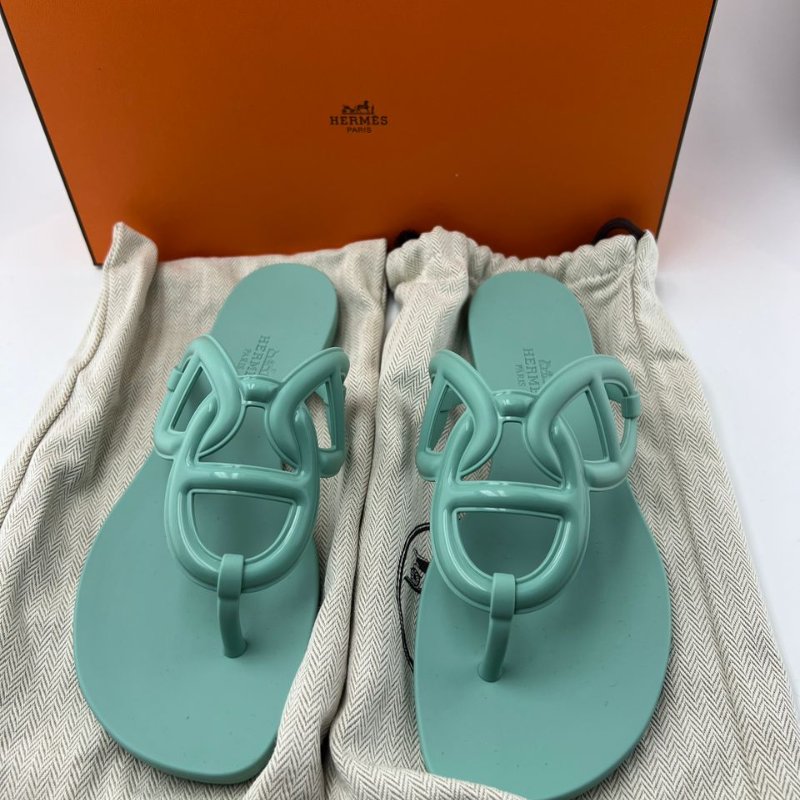 Hermès Egerie 豬鼻子夾腳拖鞋-9