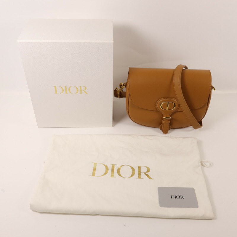 Dior 牛皮皮革Bobby Medium金扣肩背袋-9