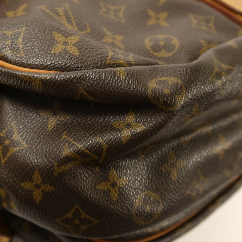 LOUIS VUITTON Monogram Saumur 35金扣肩背袋-10