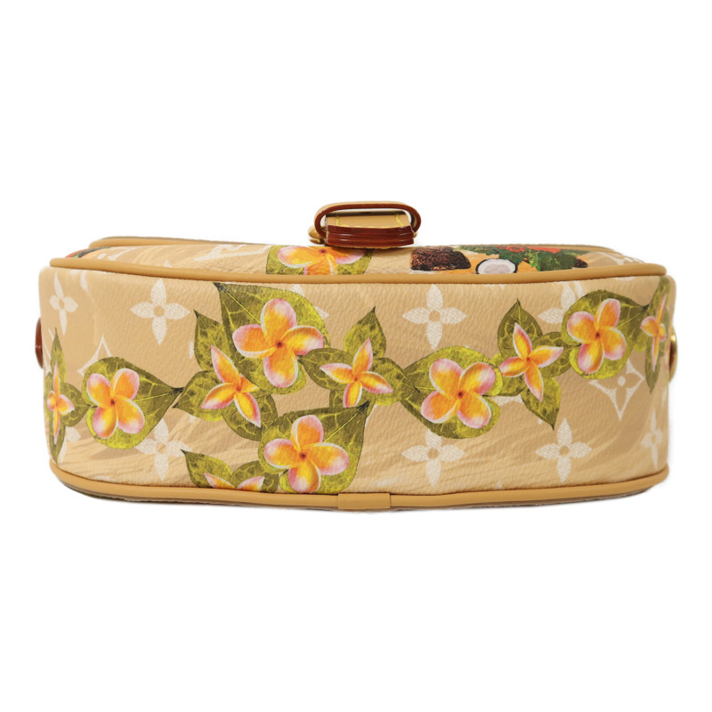 LOUIS VUITTON Monogram Surfin Sand Montsouris金扣肩背袋-3