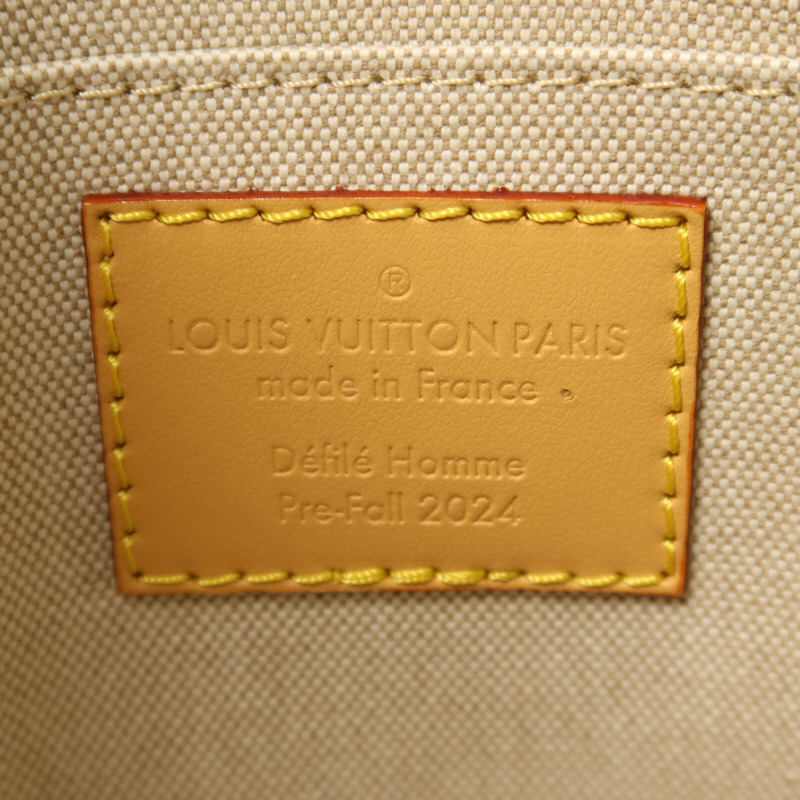 LOUIS VUITTON Monogram Surfin Sand Montsouris金扣肩背袋-5