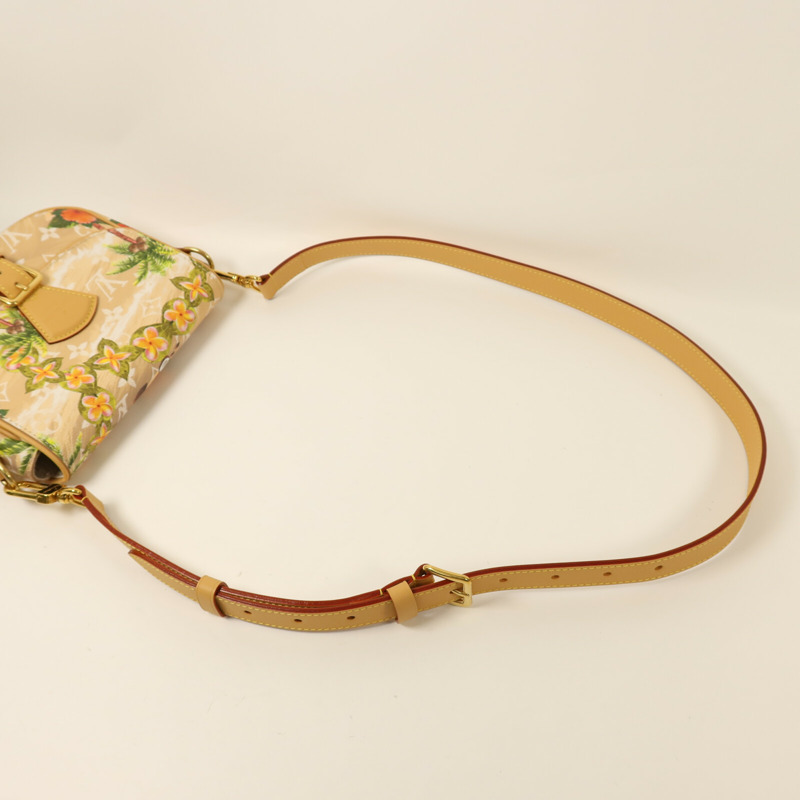 LOUIS VUITTON Monogram Surfin Sand Montsouris金扣肩背袋-7