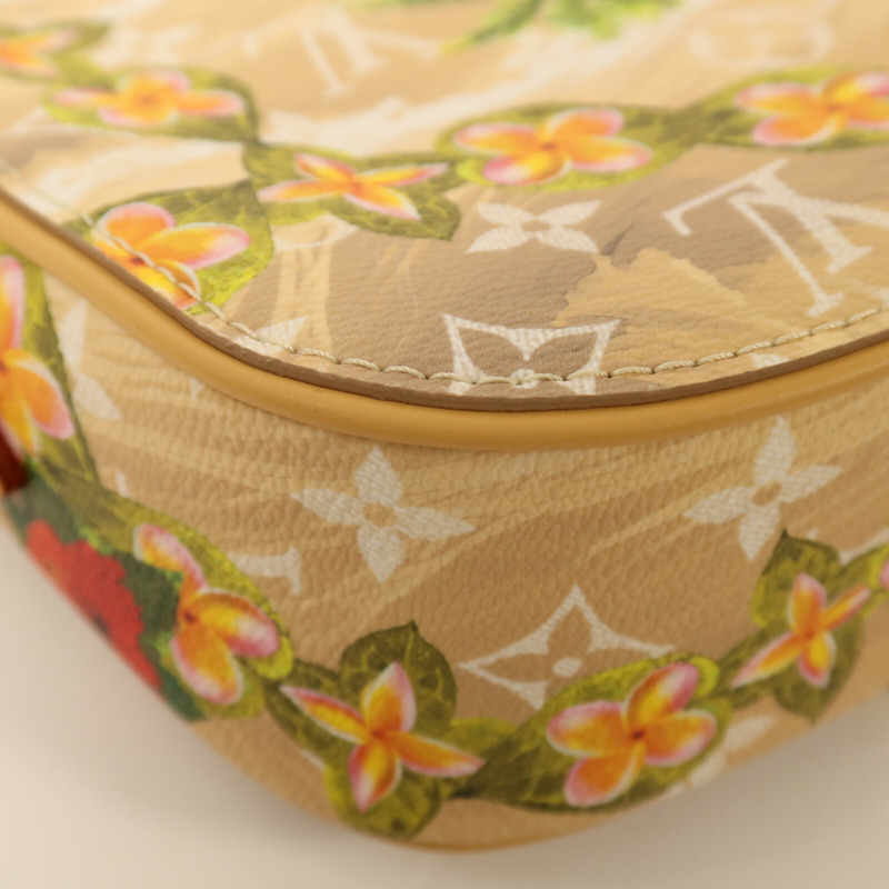 LOUIS VUITTON Monogram Surfin Sand Montsouris金扣肩背袋-12