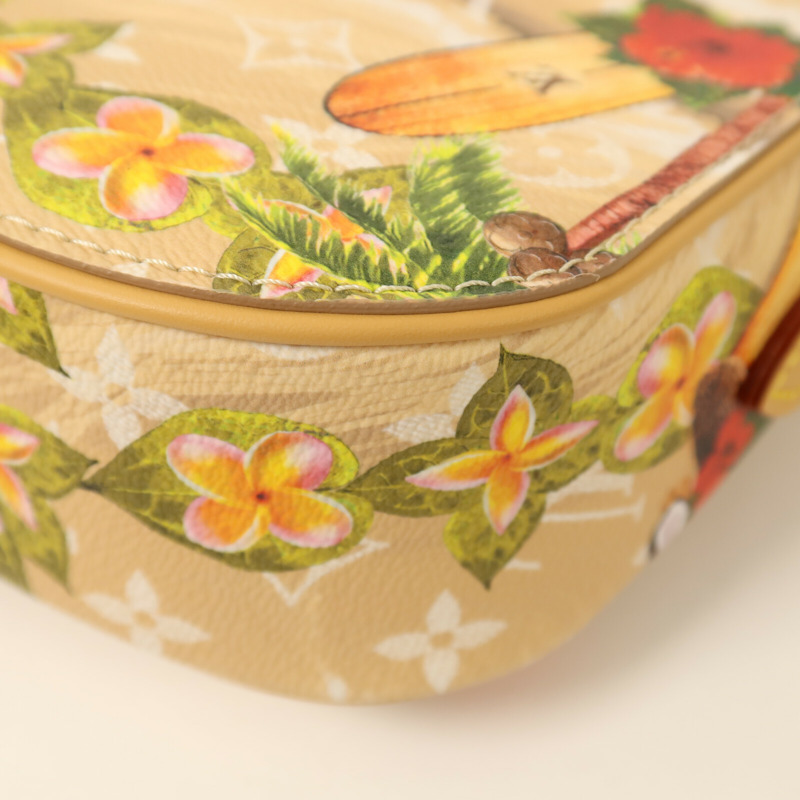 LOUIS VUITTON Monogram Surfin Sand Montsouris金扣肩背袋-13