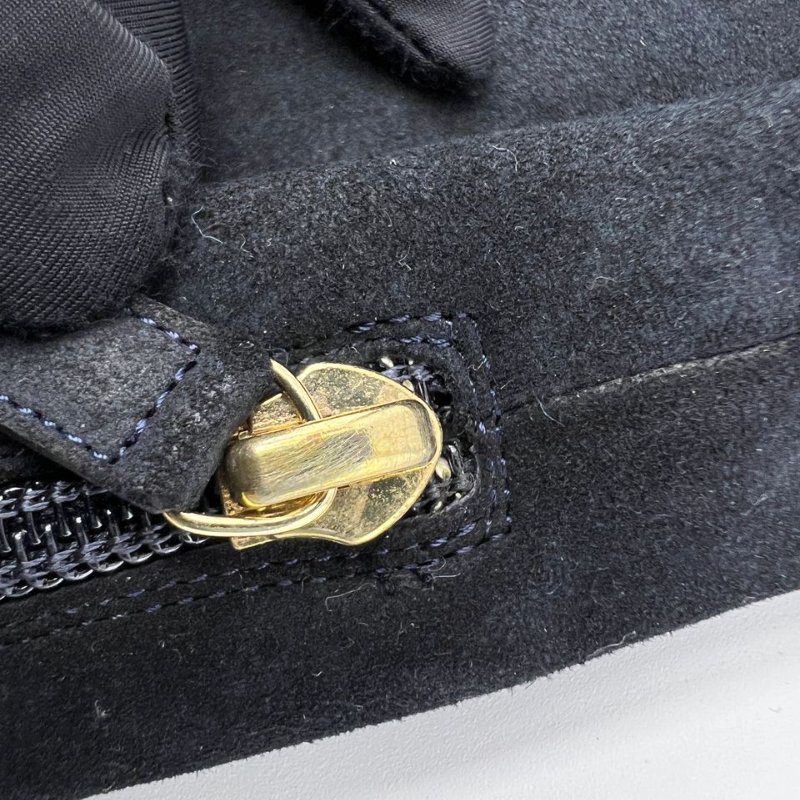 CHANEL 麂皮鍊條高筒靴-8