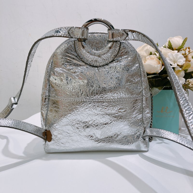 2227Jimmy Choo Mini Backpack Sliver-1