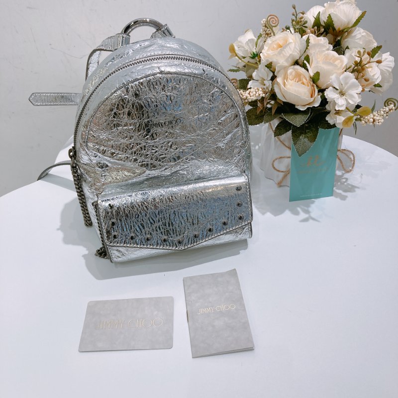 2227Jimmy Choo Mini Backpack Sliver-10