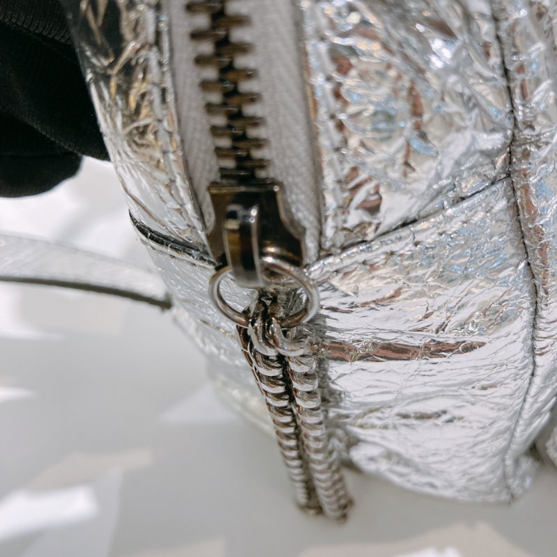 2227Jimmy Choo Mini Backpack Sliver-13