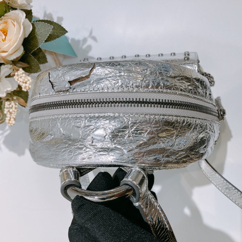 2227Jimmy Choo Mini Backpack Sliver-18