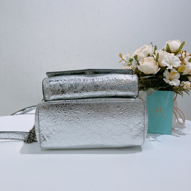 2227Jimmy Choo Mini Backpack Sliver-22