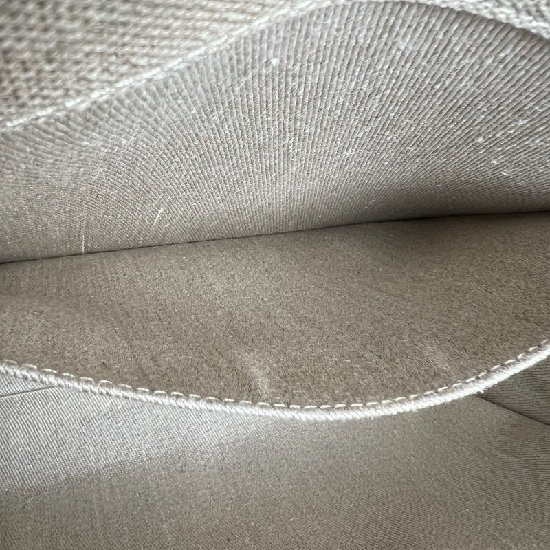 全新品 CHLOE 帆布拚棕色WOODY 托特包-6