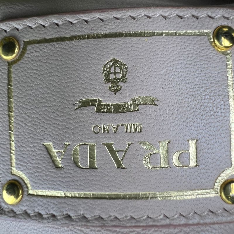 Prada 蟒蛇皮掀蓋手拿包-2