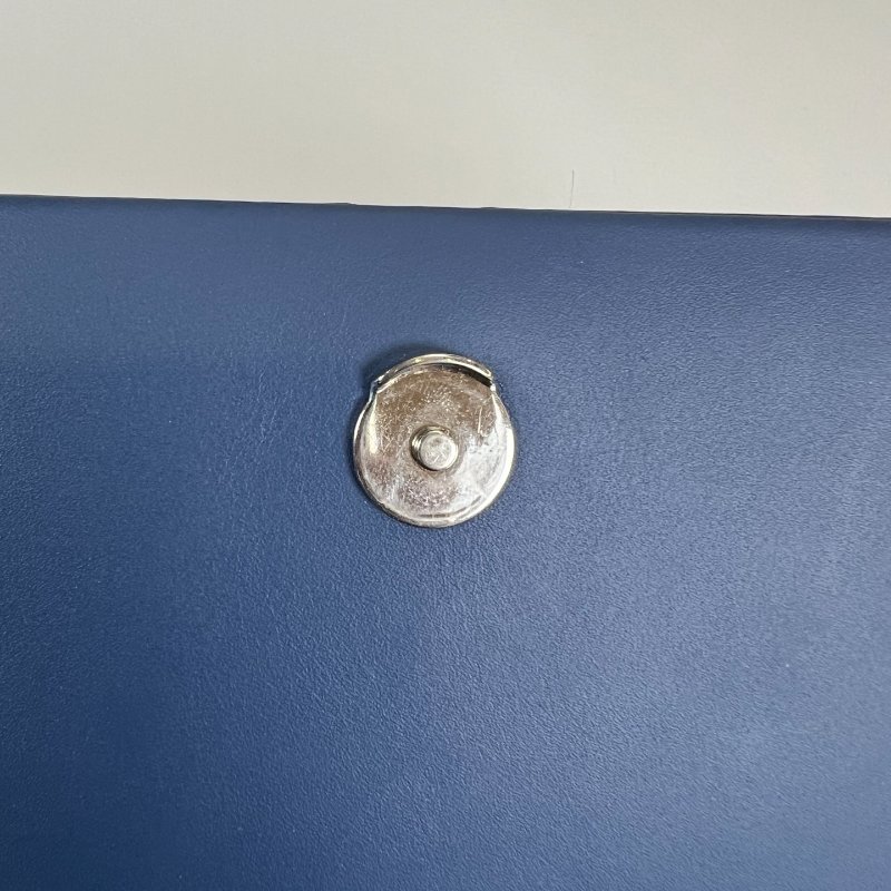 YSL 藍色銀扣流蘇KATE斜背包-7