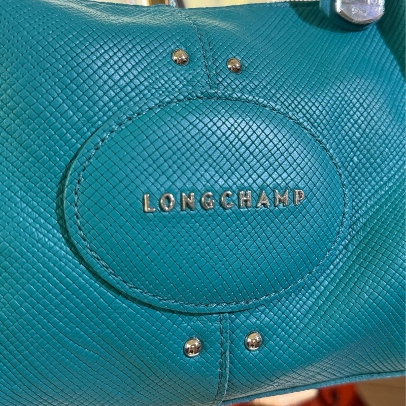 🌸Longchamp 藍綠色/綠松石色 |弧形肩背包(hobo bag)-6