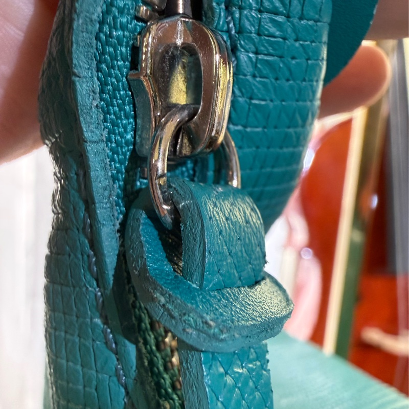 🌸Longchamp 藍綠色/綠松石色 |弧形肩背包(hobo bag)-26