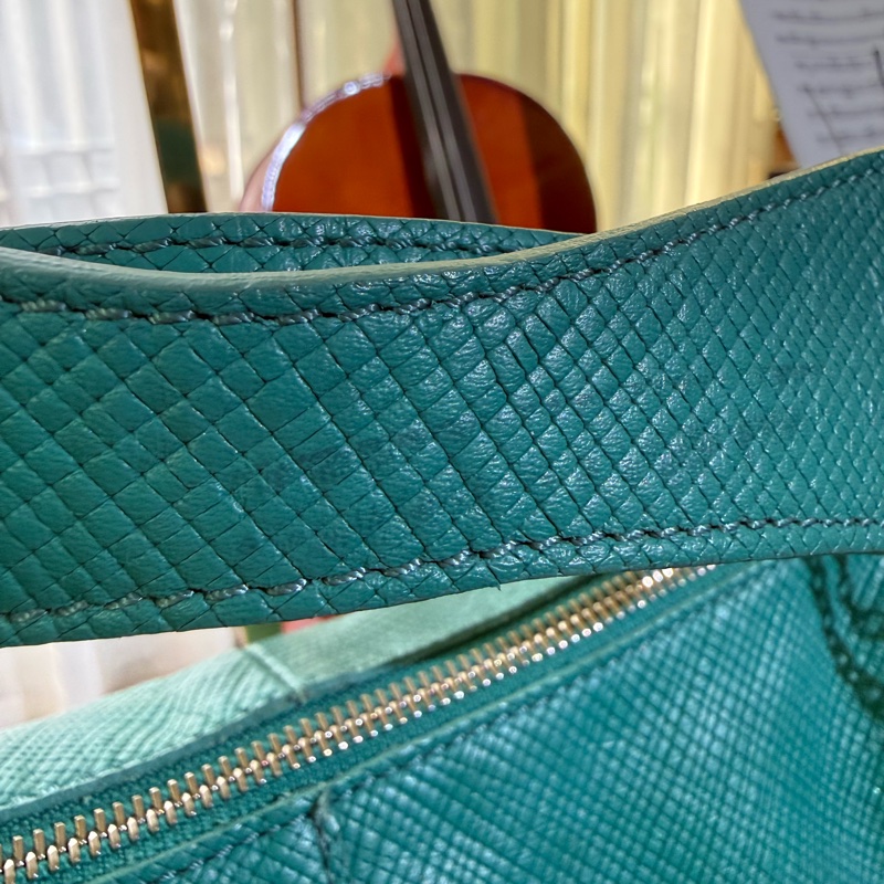 🌸Longchamp 藍綠色/綠松石色 |弧形肩背包(hobo bag)-30