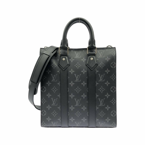 路易威登 Monogram Eclipse Sac Plat Cross M46456 手提包