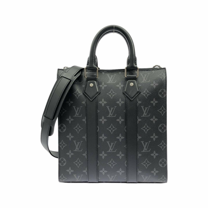 路易威登 Monogram Eclipse Sac Plat Cross M46456 手提包-0