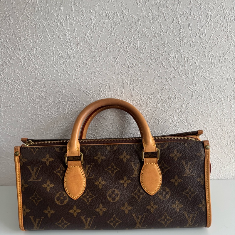 LV花紋橫式雙珠金球手提包👜-1