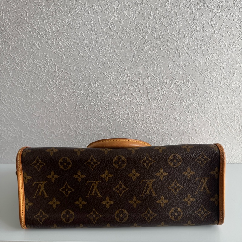 LV花紋橫式雙珠金球手提包👜-4