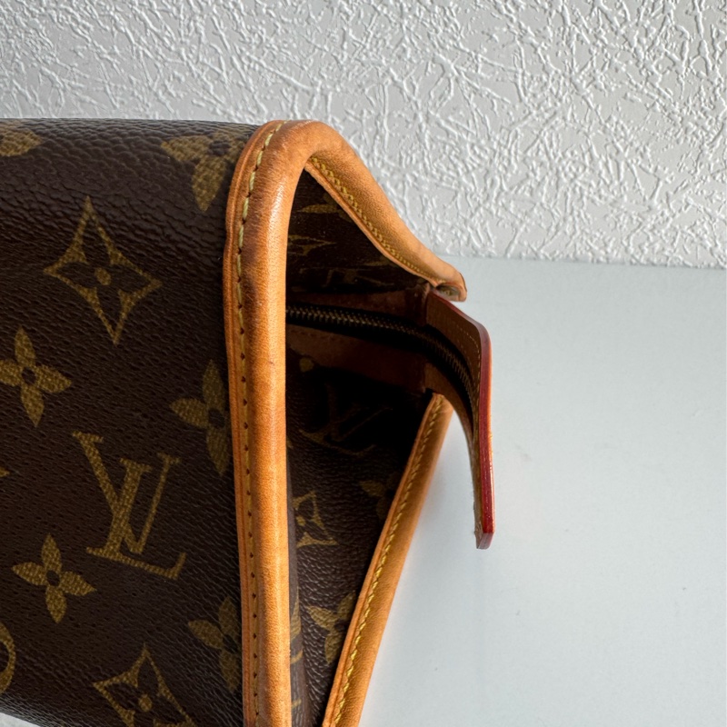 LV花紋橫式雙珠金球手提包👜-10