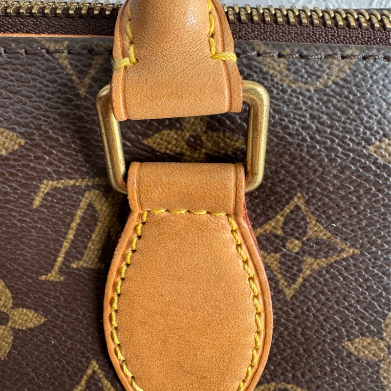 LV花紋橫式雙珠金球手提包👜-29