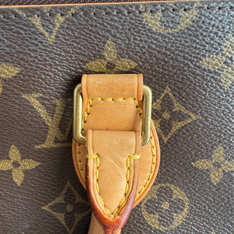 LV花紋橫式雙珠金球手提包👜-32