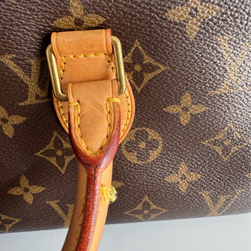 LV花紋橫式雙珠金球手提包👜-41