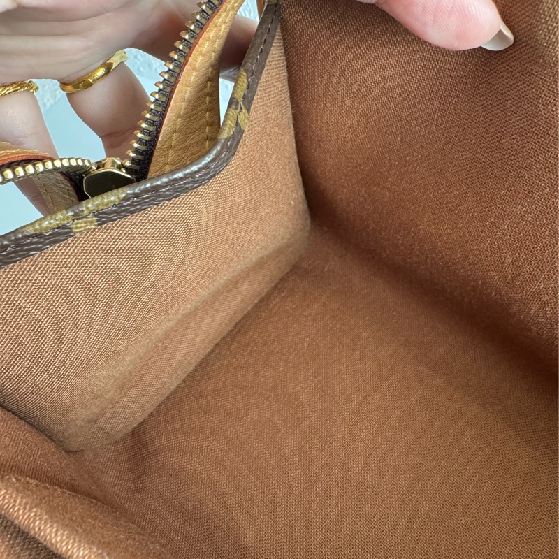 LV花紋橫式雙珠金球手提包👜-55