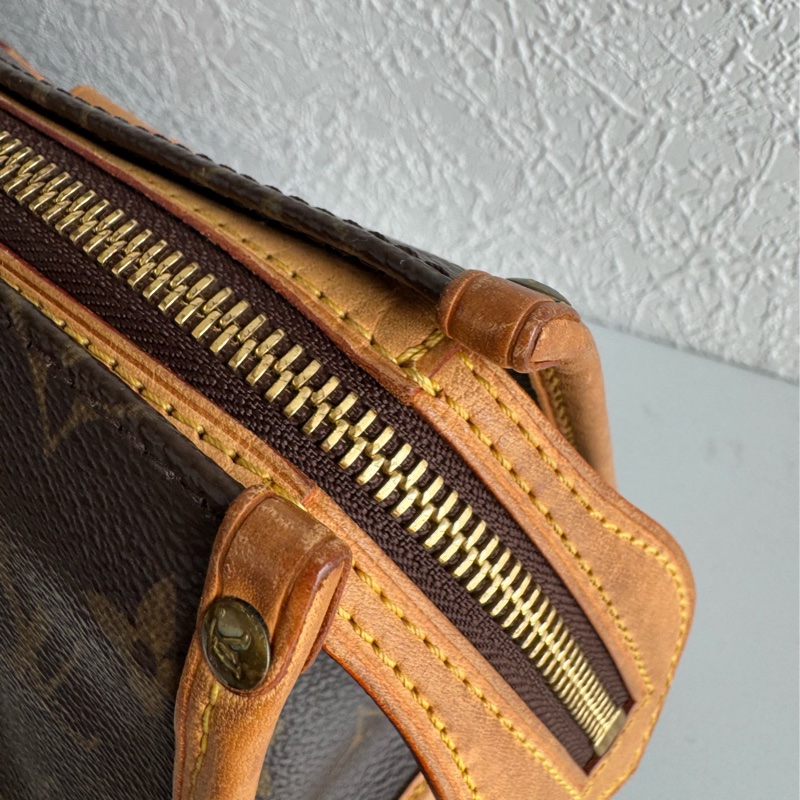 LV花紋橫式雙珠金球手提包👜-60