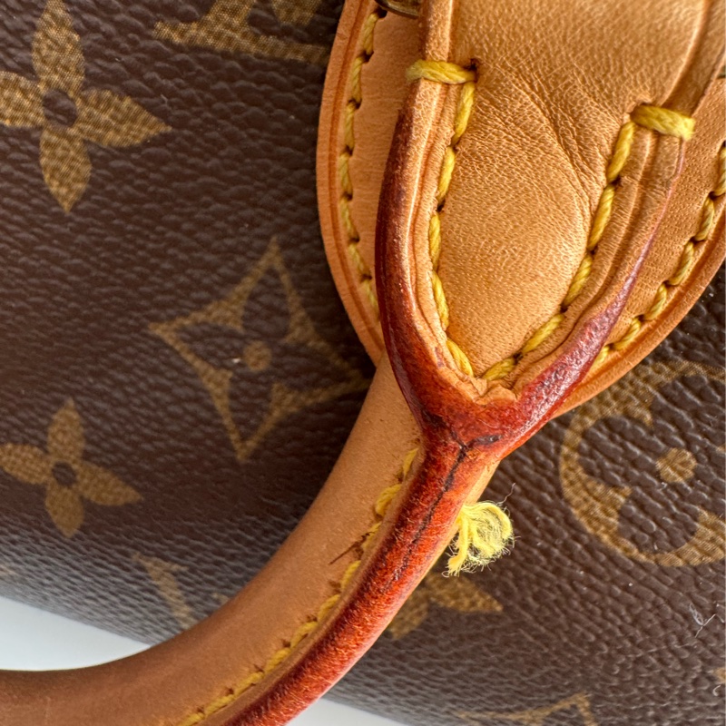 LV花紋橫式雙珠金球手提包👜-65