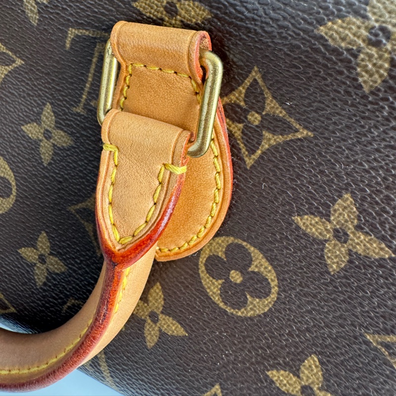 LV花紋橫式雙珠金球手提包👜-66