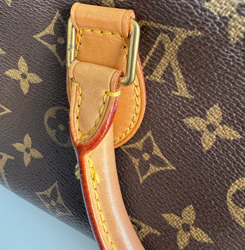 LV花紋橫式雙珠金球手提包👜-67