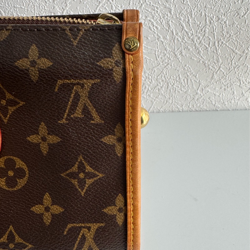 LV花紋橫式雙珠金球手提包👜-68